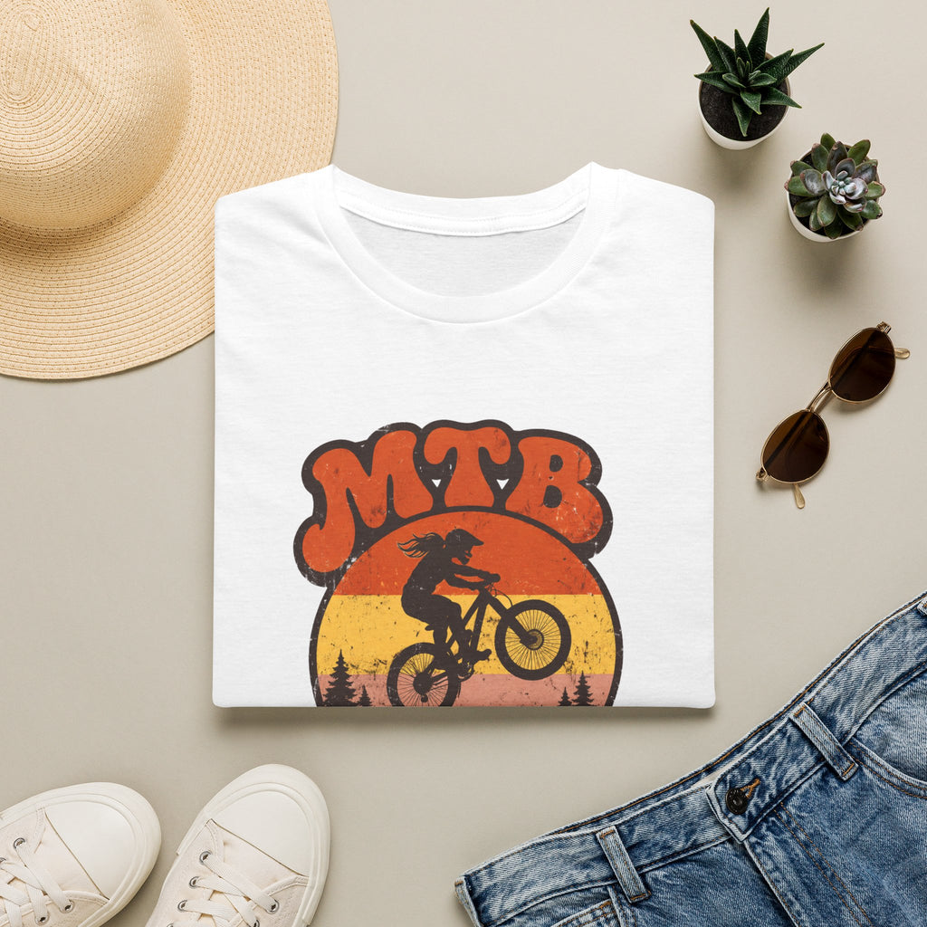 MTB Soul Mountain Bike — Retro Sunset Trail Rider Tee