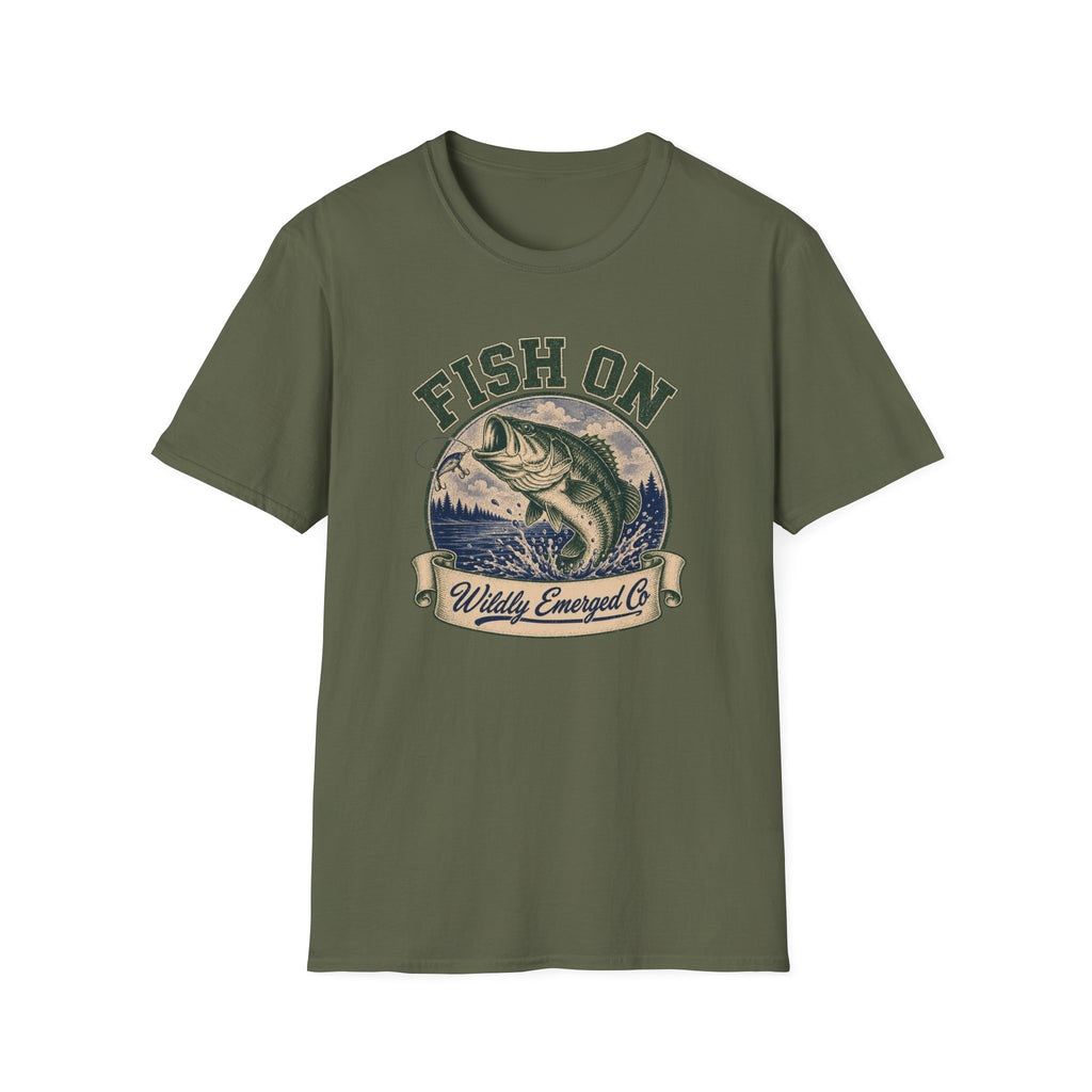 Fish On — Vintage Bass Fishing Tee