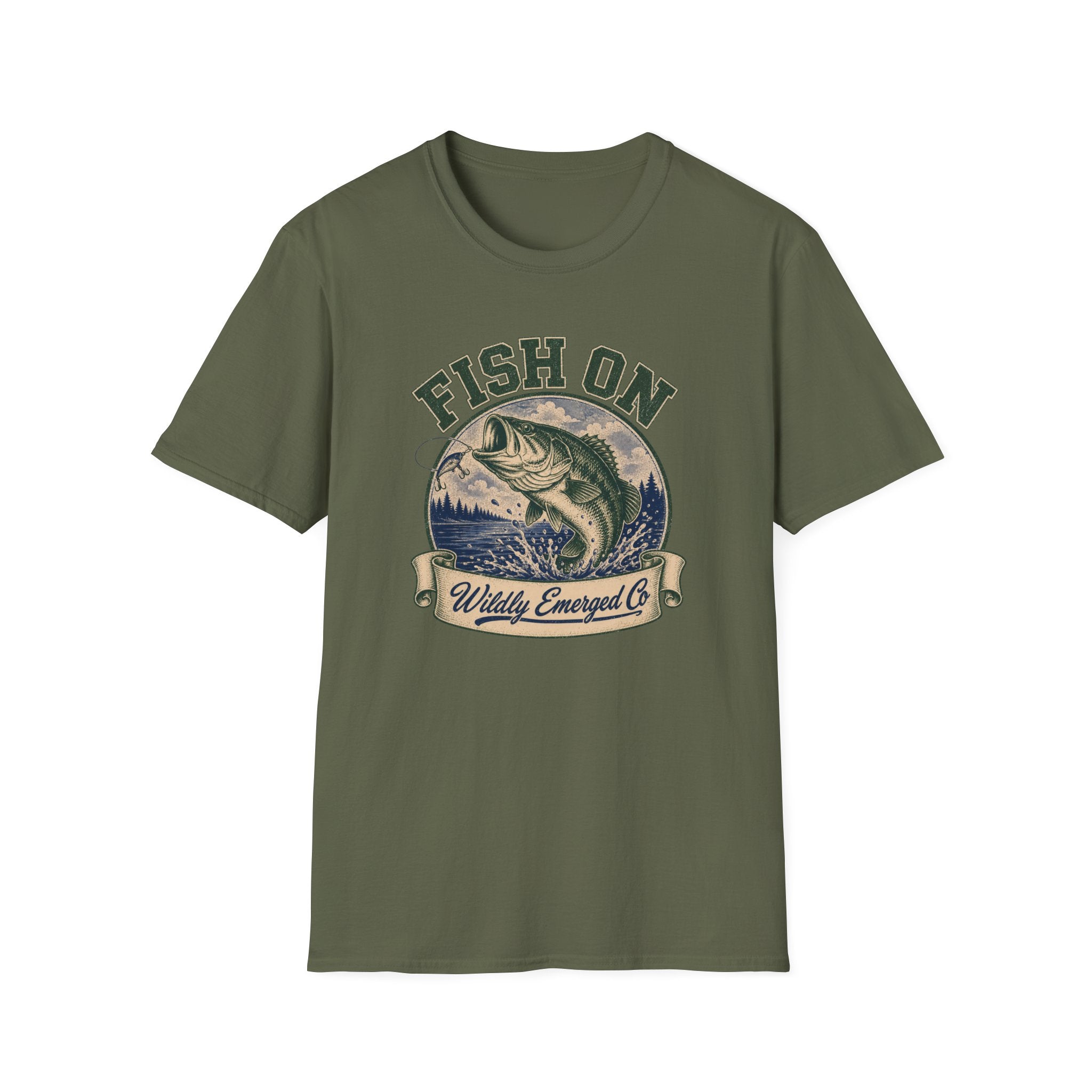 Fish On — Vintage Bass Fishing Tee