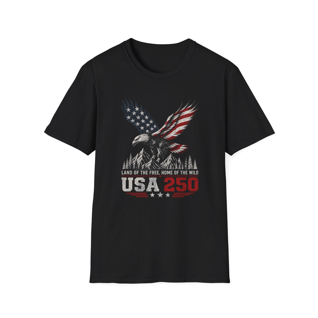 Patriotic Eagle — USA 250 "Land of the Free" Tee