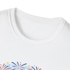 Star Spangled S'mores Campfire Tee (Fourth of July BBQ Patriotic Fireworks)