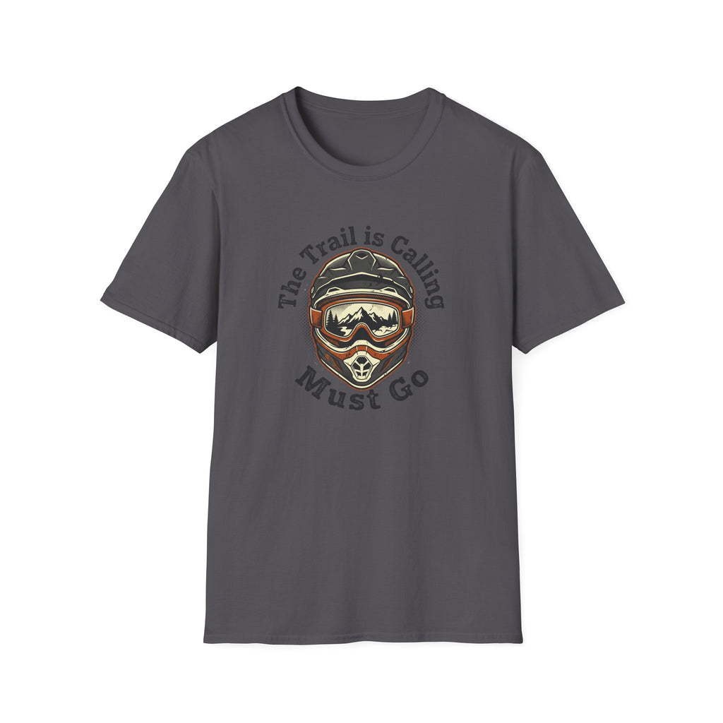 'The Trail Is Calling, Must Go' Vintage Mountain Helmet Tee