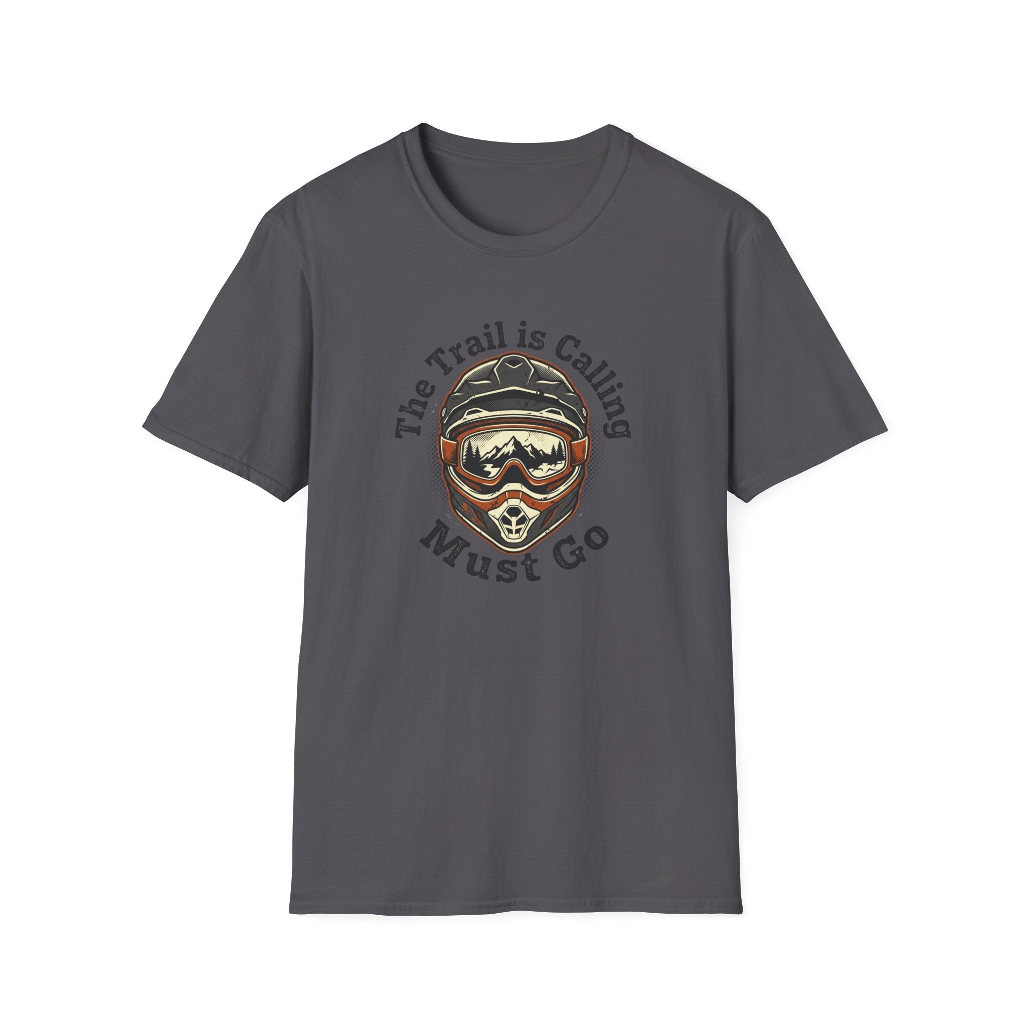 'The Trail Is Calling, Must Go' Vintage Mountain Helmet Tee