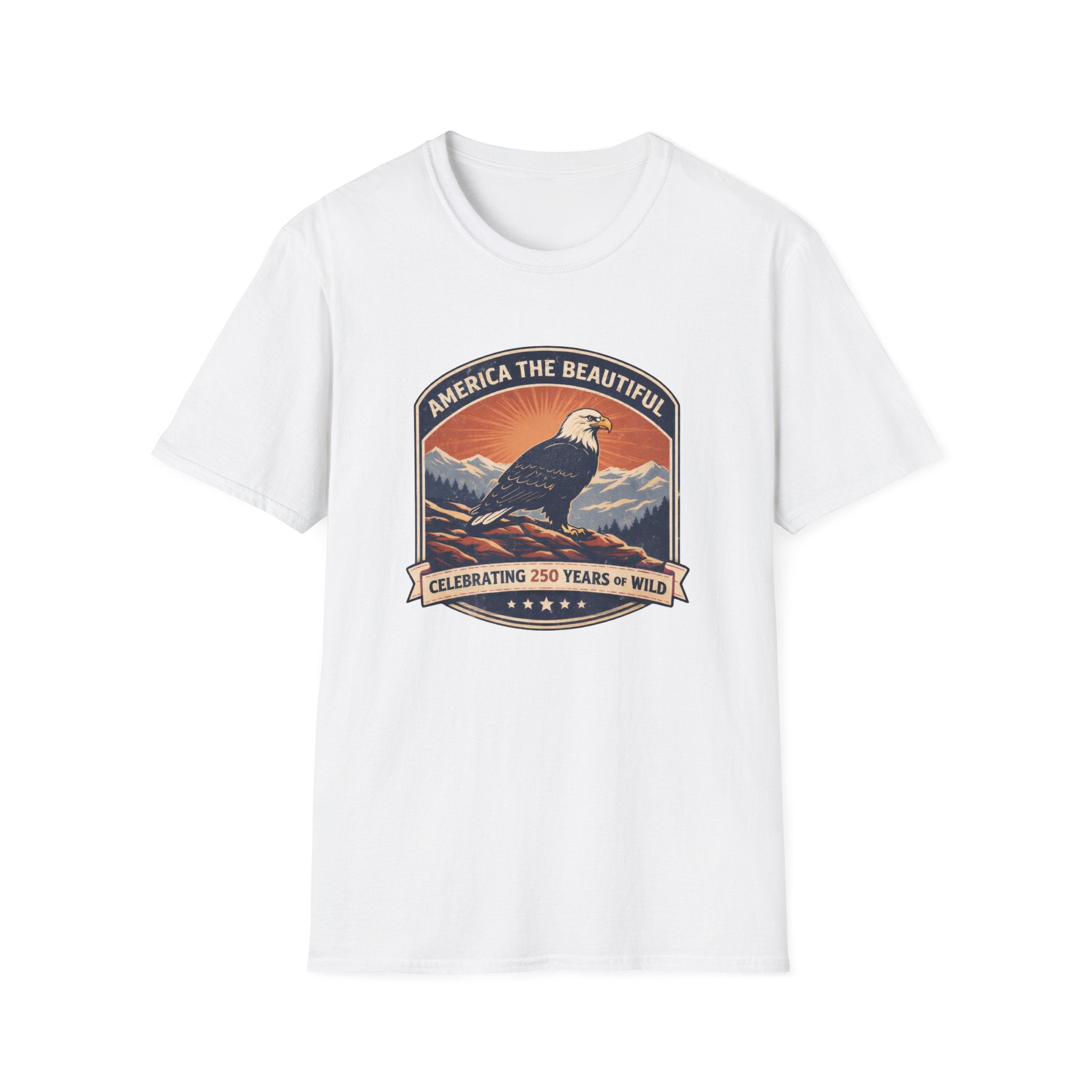 America the Beautiful Eagle — Celebrating 250 Years Patriotic Tee