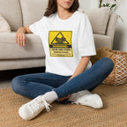 "Warning: I Do My Own Stunts (Unintentionally)" Vintage Warning Sign