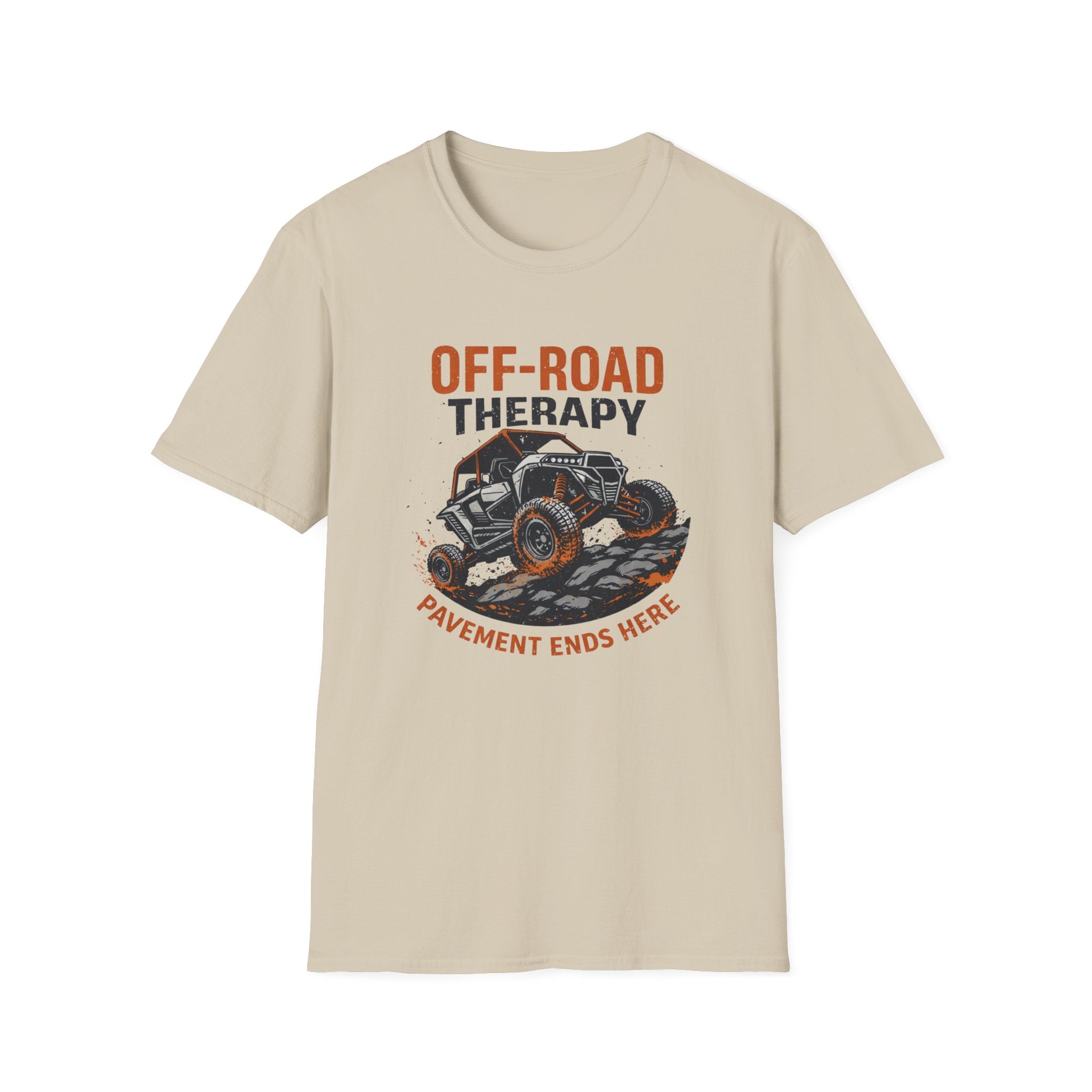 Off-Road Therapy — "Pavement Ends Here" ATV/UTV Graphic Tee