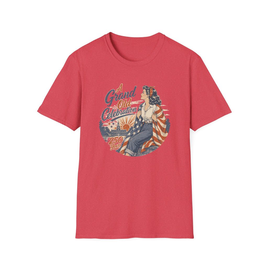 A Grand Old Celebration — Vintage Patriotic 250th Anniversary Tee