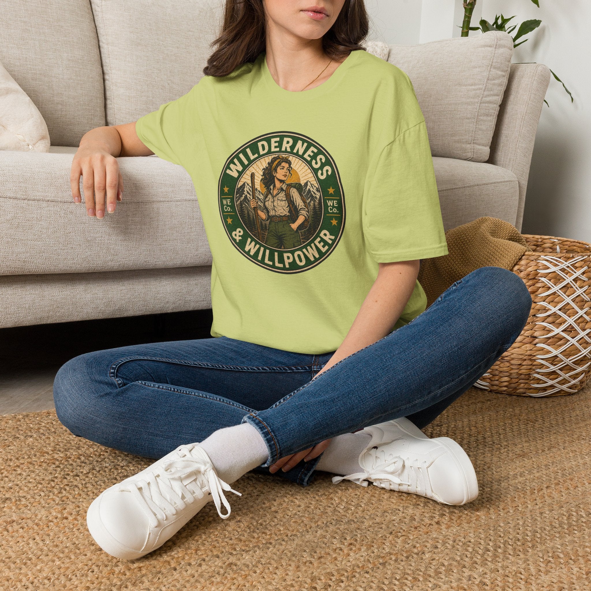 Wilderness & Willpower — Vintage Outdoor Adventure Graphic