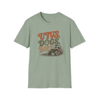 UTVs, Dogs, Dirt Graphic T-Shirt — Off-Road Adventure Tee