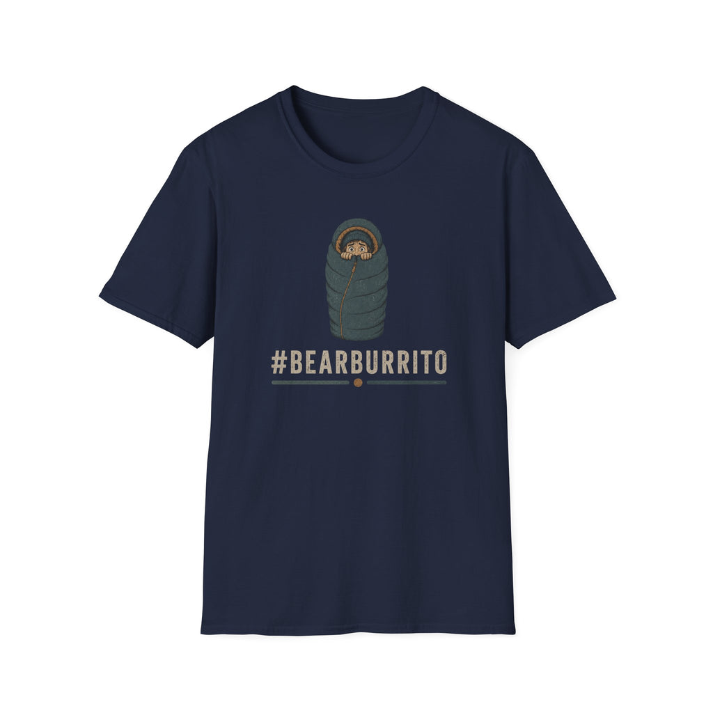 Bear Burrito T-Shirt — Cute Sleeping Bear Swaddle Graphic Tee