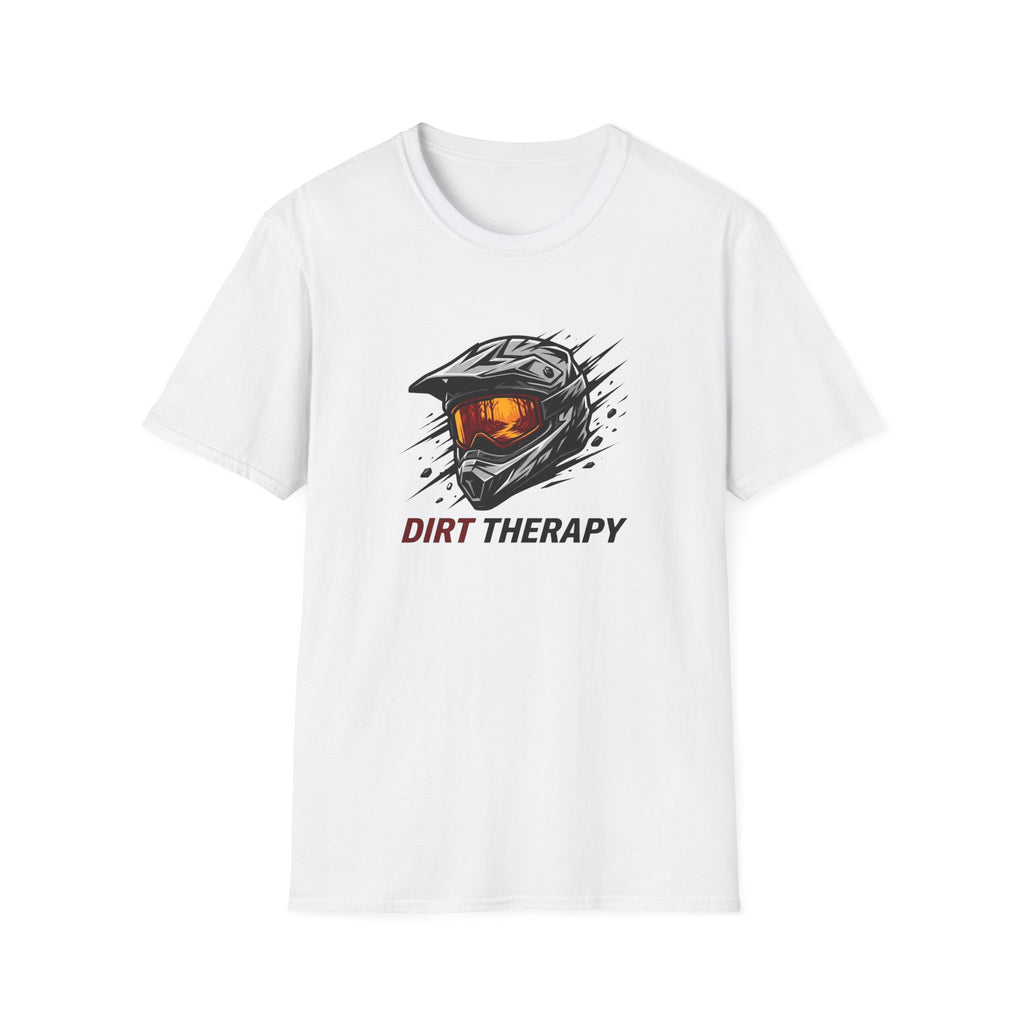 Motocross Helmet — 'Dirt Therapy' Off-Road Riding Tee