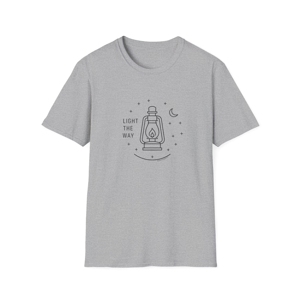 Lantern Graphic — “Light The Way” Minimal Tee