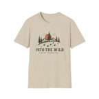 Into The Wild — Mountain Sunset Paw Print Tee