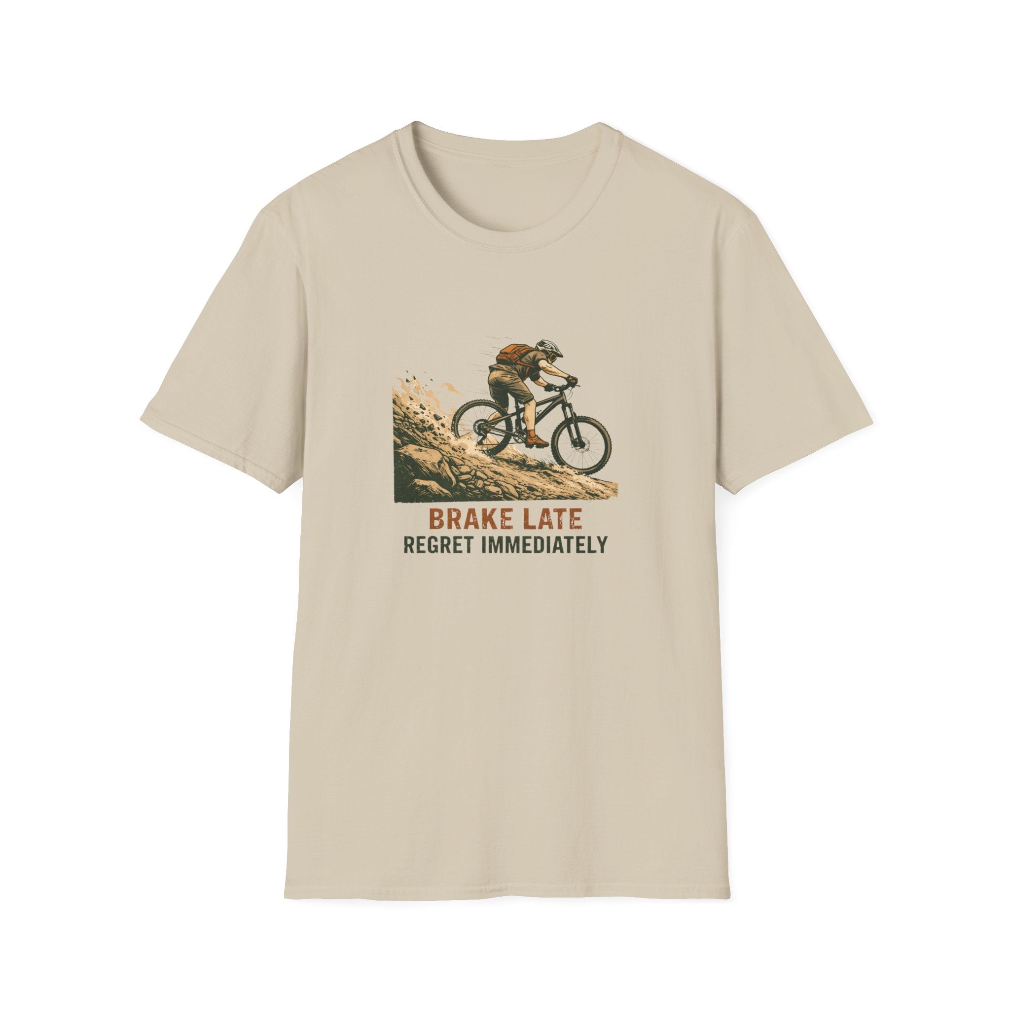 “Brake Late Regret Immediately” | Adventure Cycling Tee