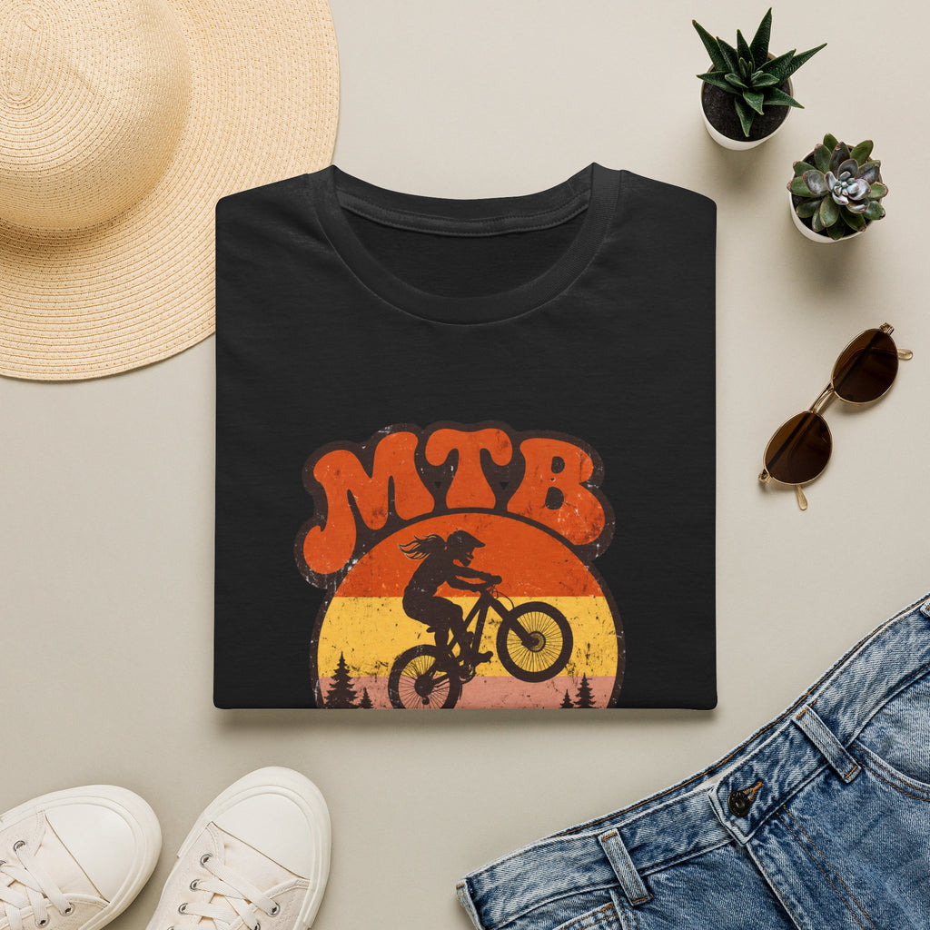 MTB Soul Mountain Bike — Retro Sunset Trail Rider Tee