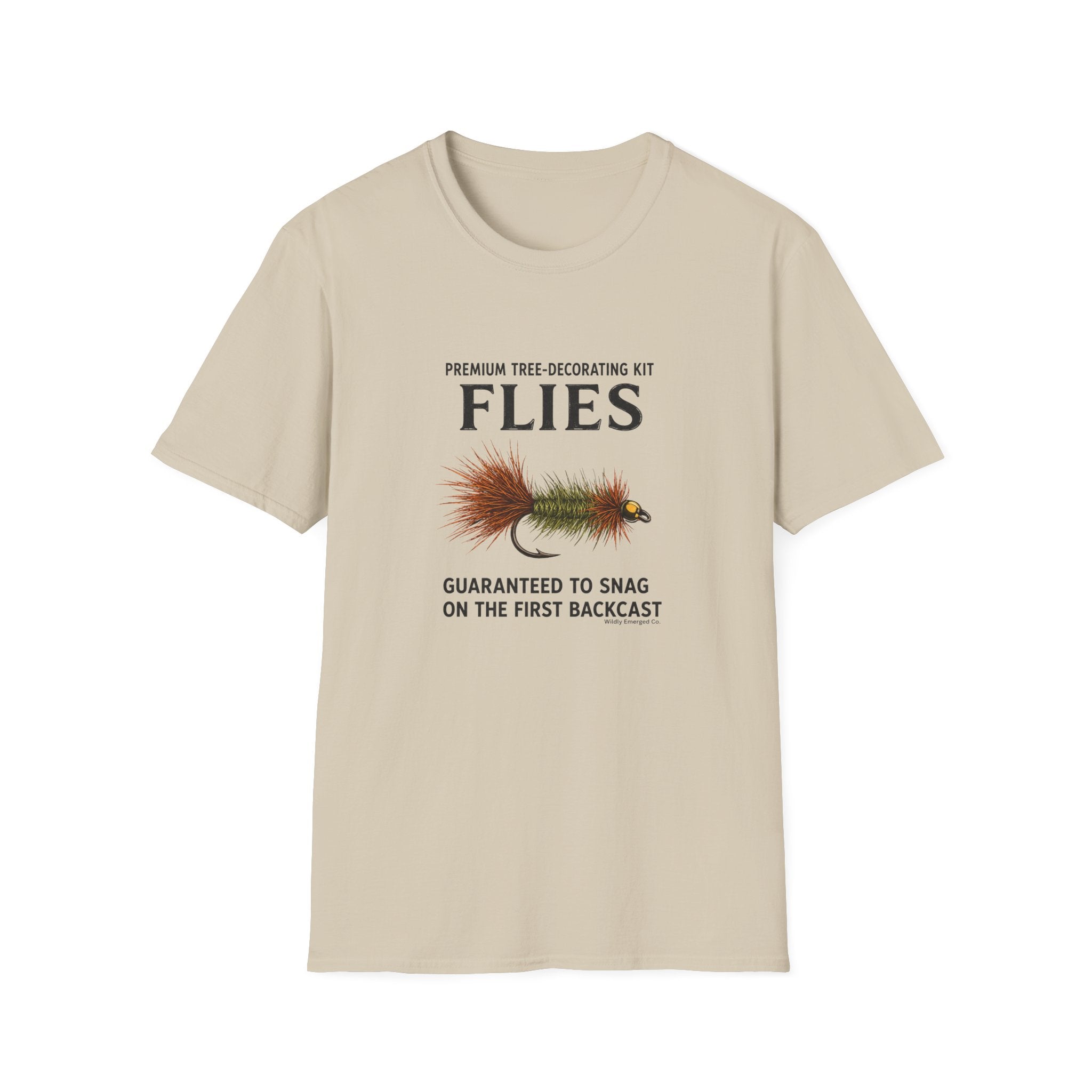 "Premium Tree-Decorating Kit: Flies" Funny Fishing Fly Shirt