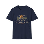 Into The Wild — Mountain Sunset Paw Print Tee