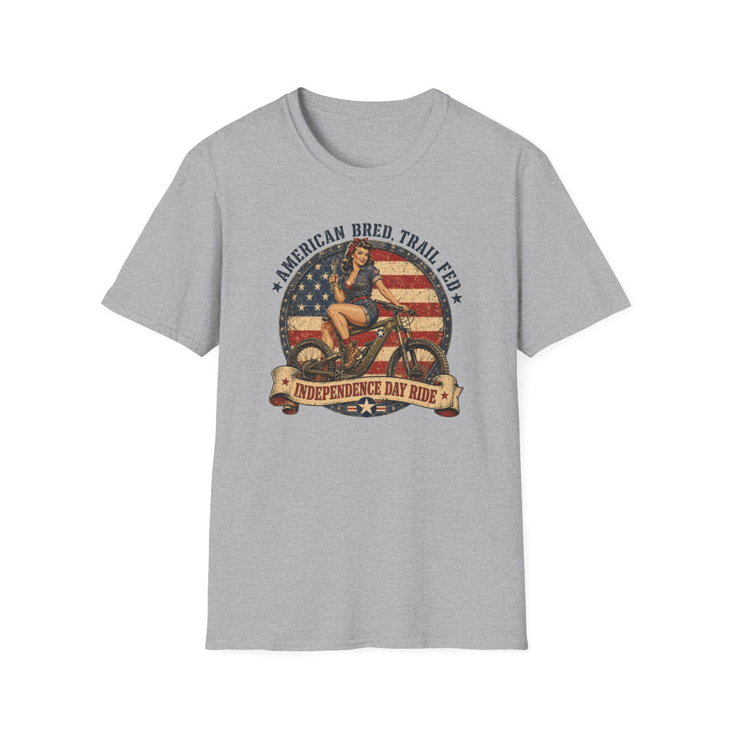 American Bred Trail Fed Motorcycle — Vintage Pinup Independence Day Ride