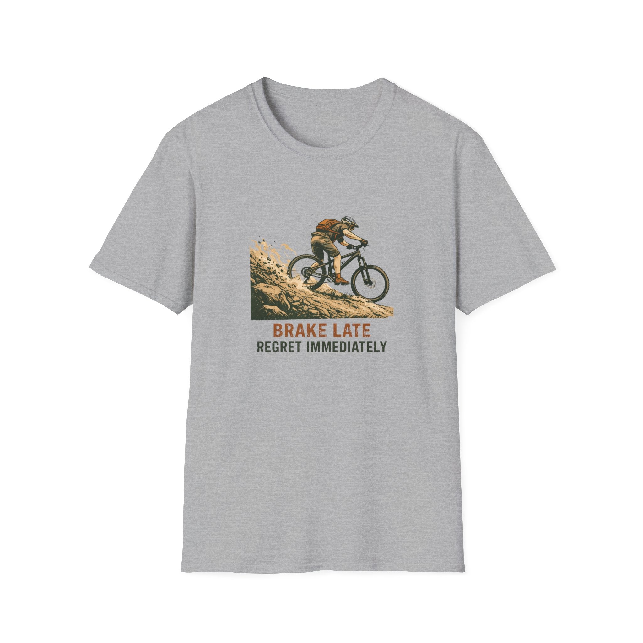 “Brake Late Regret Immediately” | Adventure Cycling Tee