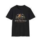 Into The Wild — Mountain Sunset Paw Print Tee