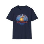 Star Spangled S'mores Campfire Tee (Fourth of July BBQ Patriotic Fireworks)