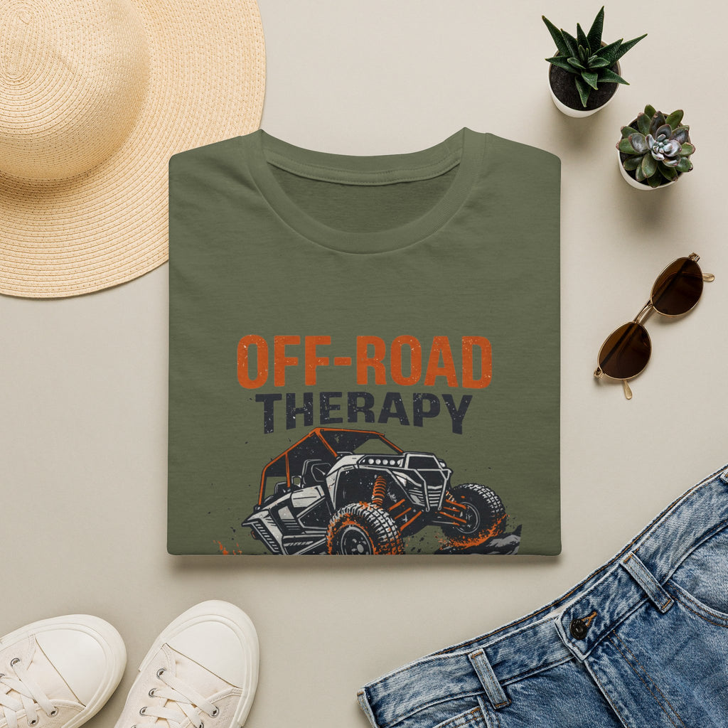 Off-Road Therapy — "Pavement Ends Here" ATV/UTV Graphic Tee