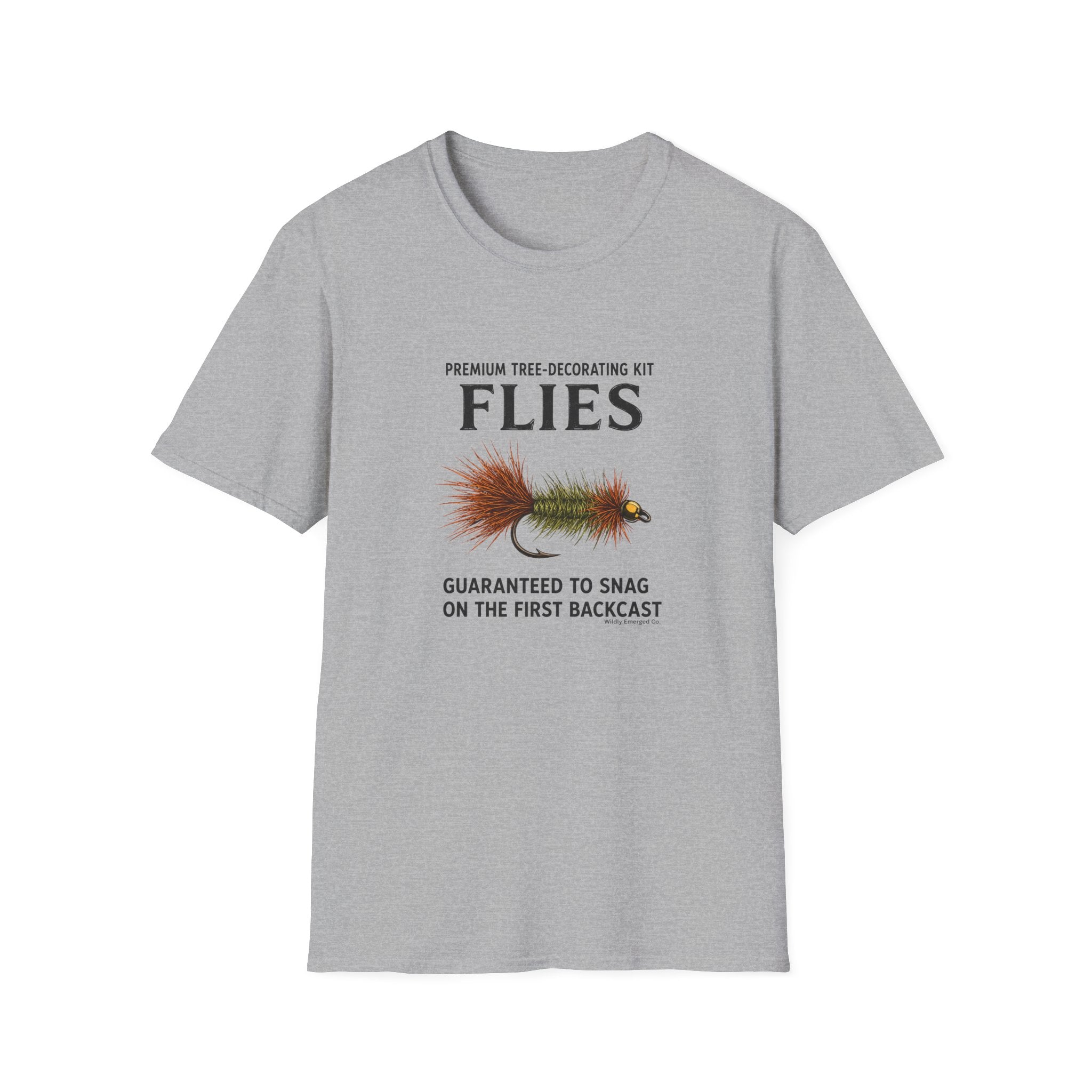 "Premium Tree-Decorating Kit: Flies" Funny Fishing Fly Shirt
