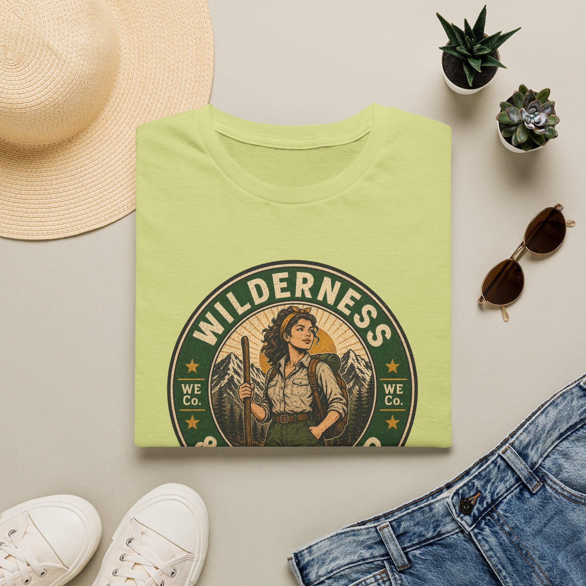 Wilderness & Willpower — Vintage Outdoor Adventure Graphic