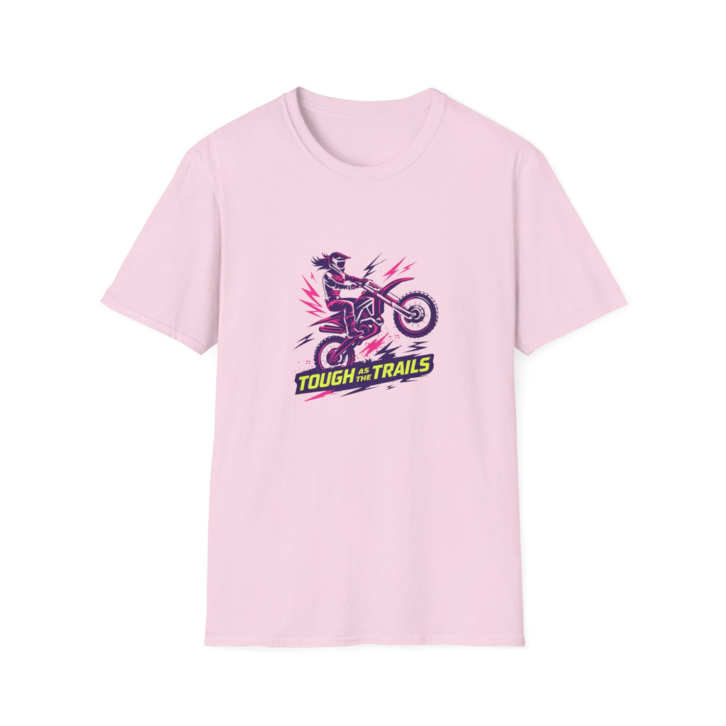 Motocross Dirt Bike — "Tough on the Trails" Racing Tee