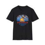 Star Spangled S'mores Campfire Tee (Fourth of July BBQ Patriotic Fireworks)