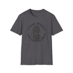 Found Where The Service Ends — Hiking Boot Print Tee