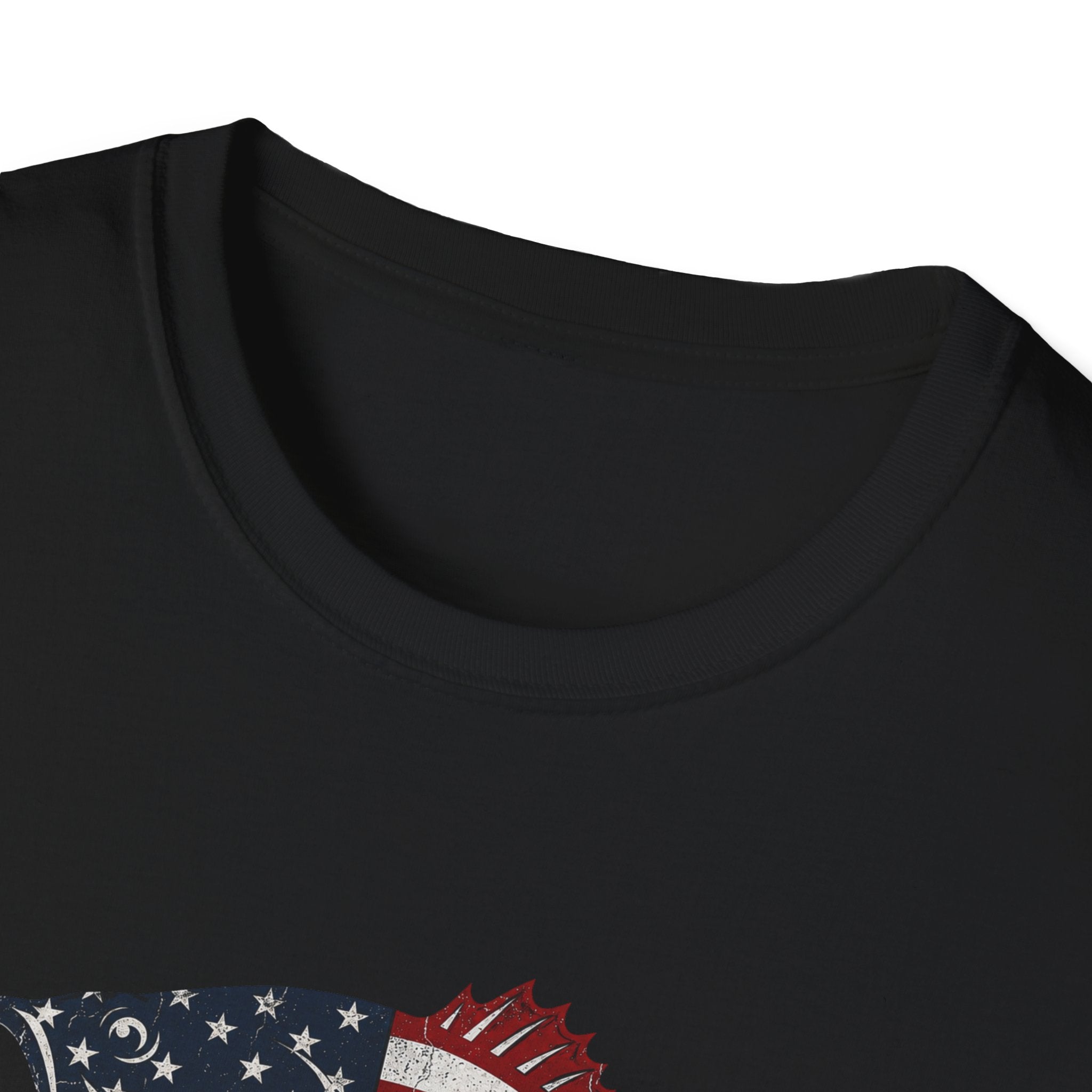 Patriotic Bass — American Flag Fish Tee