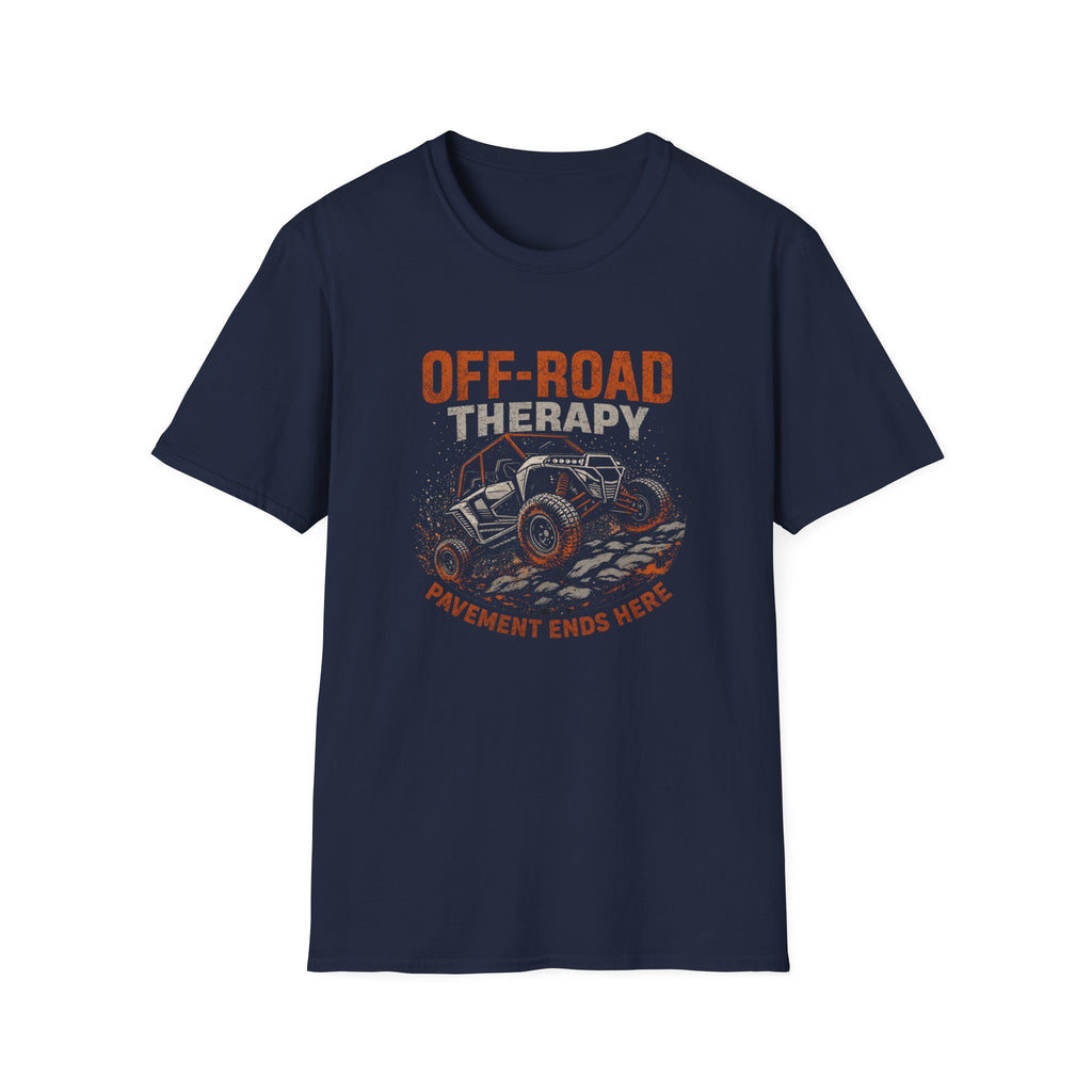 Off-Road Therapy — "Pavement Ends Here" ATV/UTV Graphic Tee