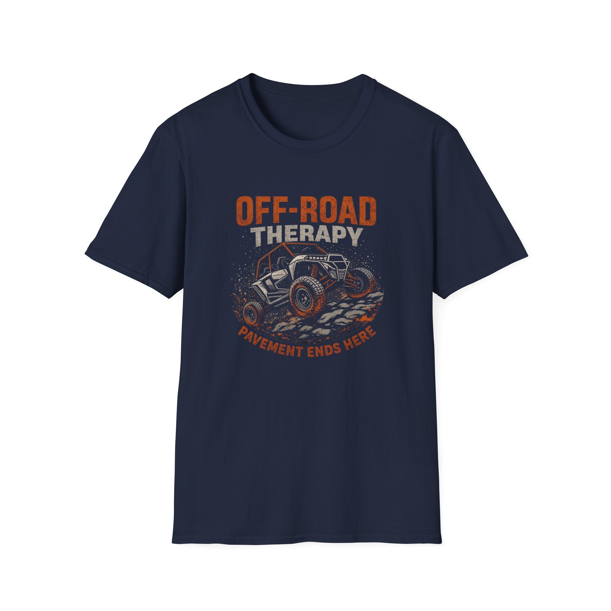 Off-Road Therapy — "Pavement Ends Here" ATV/UTV Graphic Tee