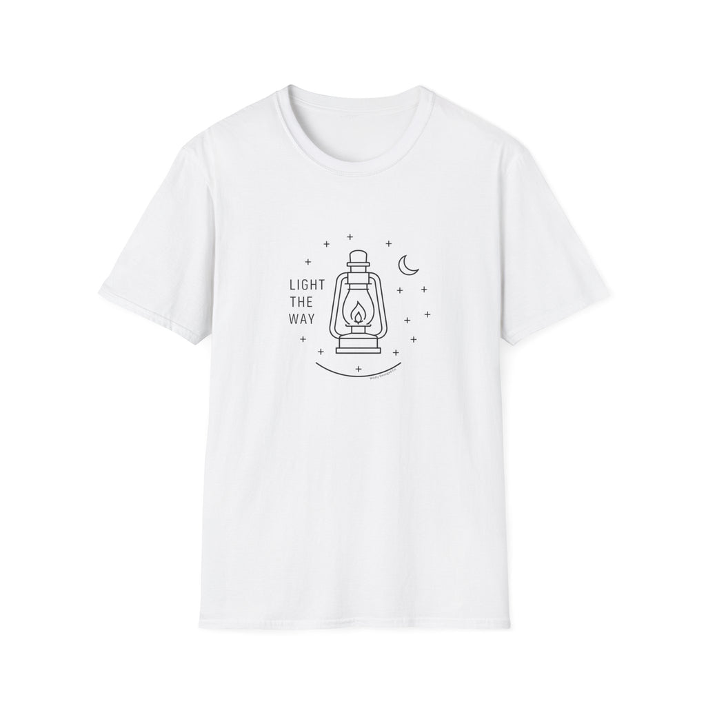 Lantern Graphic — “Light The Way” Minimal Tee