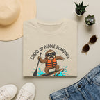 Sloth Paddle Board — "Stand Up Paddle Boarding" Casual Tee