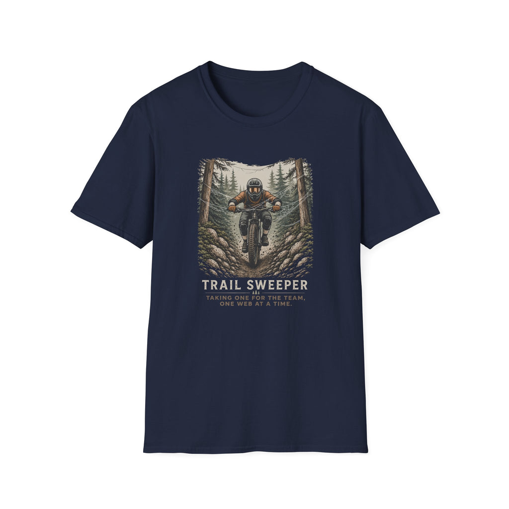 Trail Sweeper Mountain Biker Graphic Tee