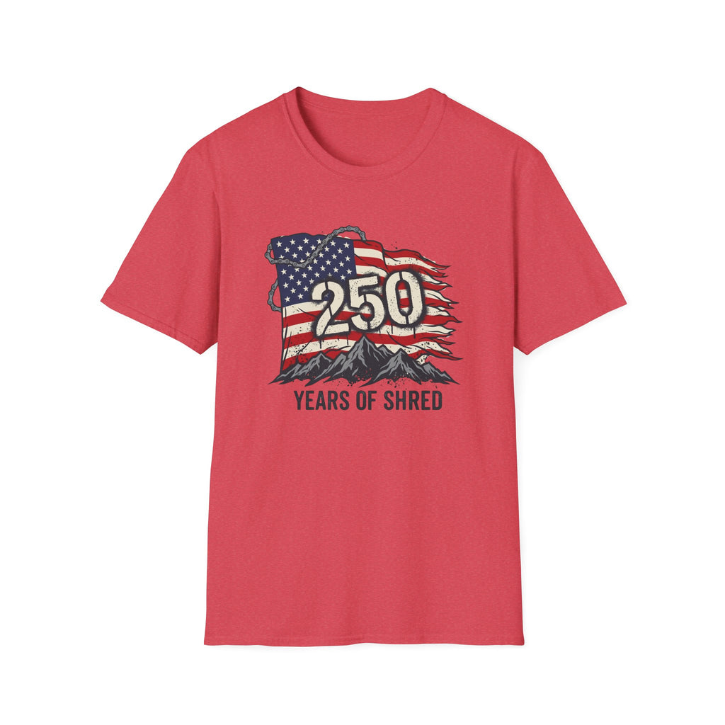250 Years of Shred — Vintage American Flag Guitar Tee