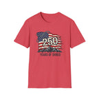 250 Years of Shred — Vintage American Flag Guitar Tee