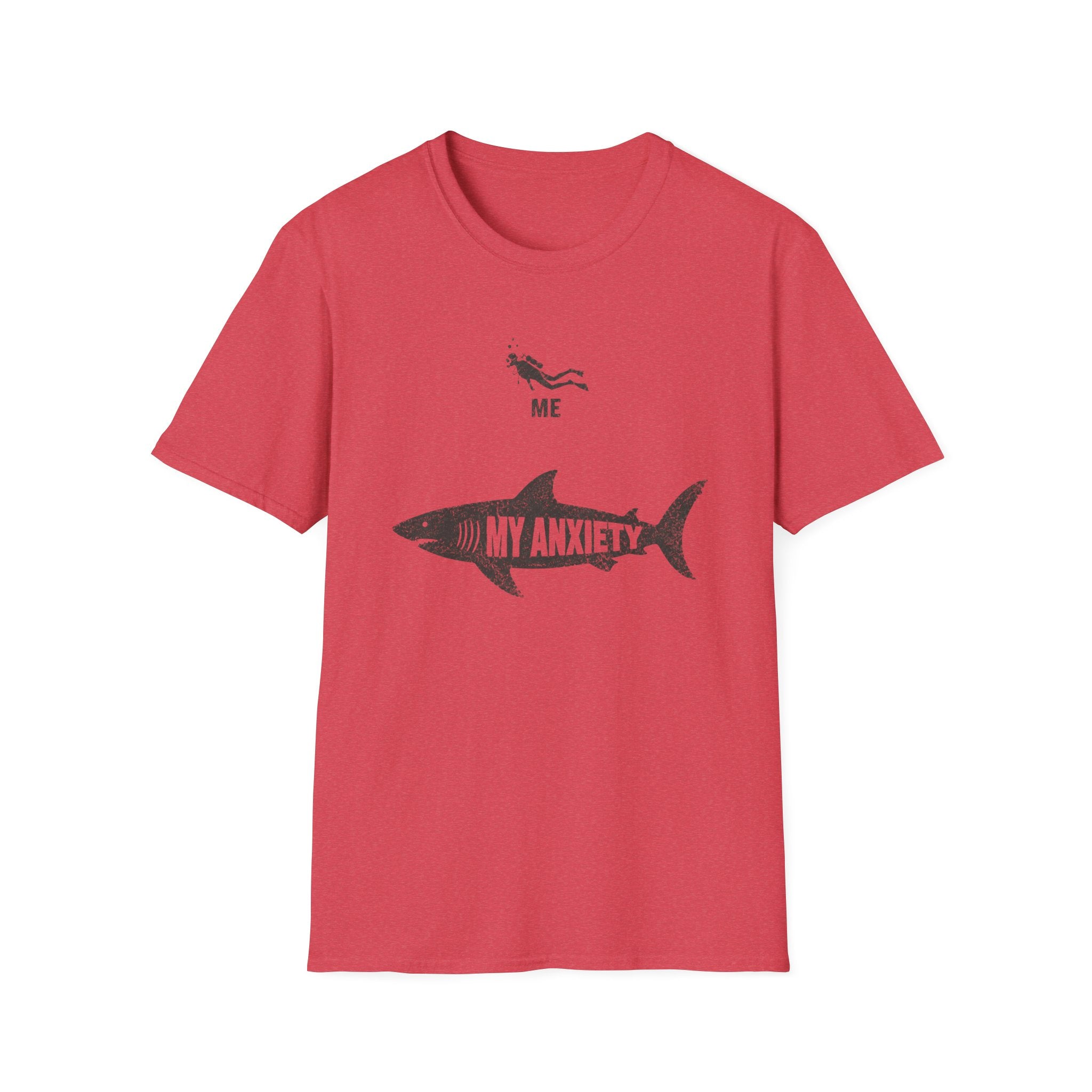 'Me' Diver vs. My Anxiety Shark T-Shirt