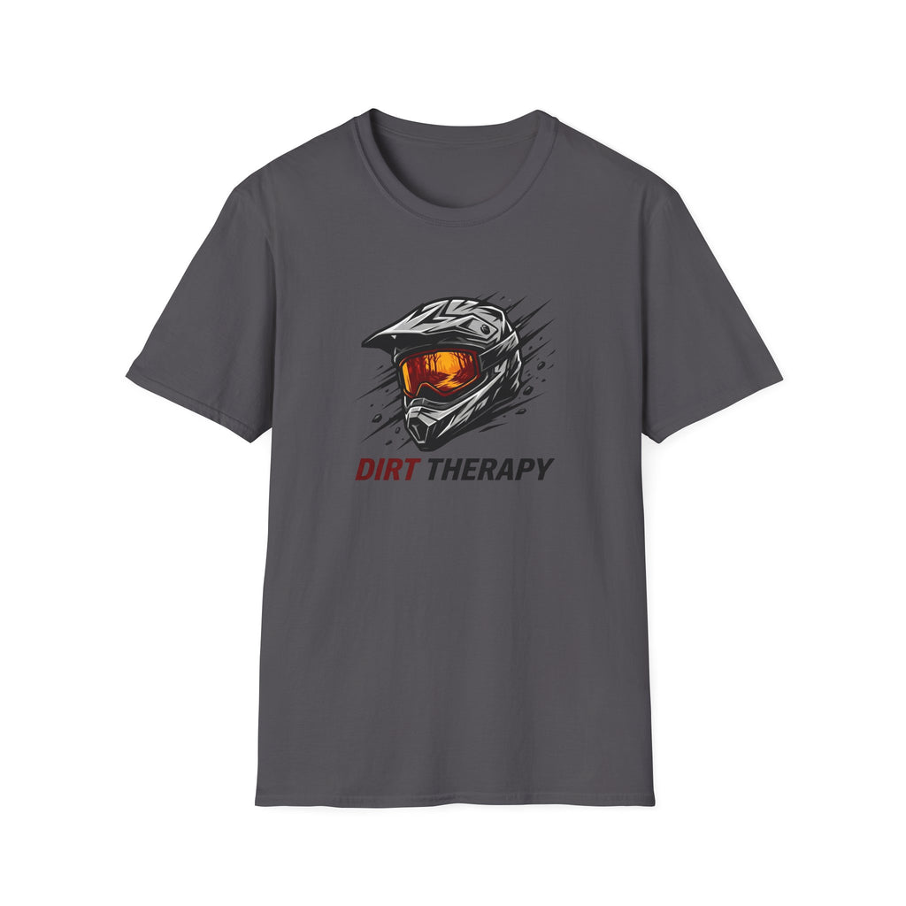 Motocross Helmet — 'Dirt Therapy' Off-Road Riding Tee