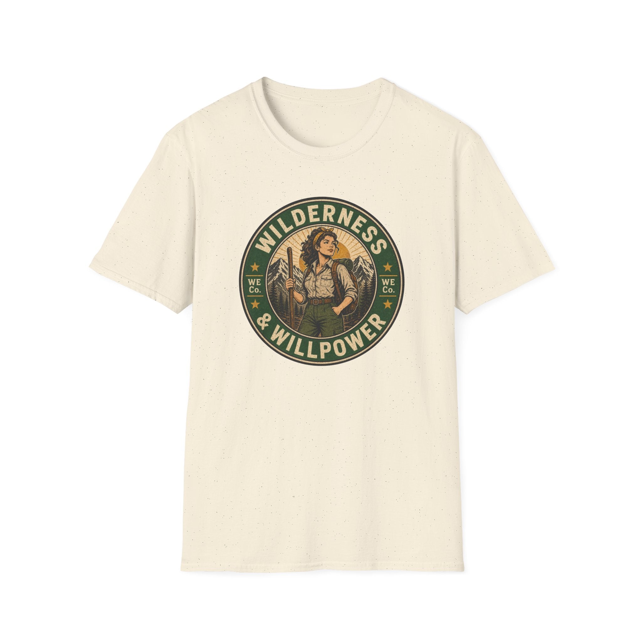 Wilderness & Willpower — Vintage Outdoor Adventure Graphic