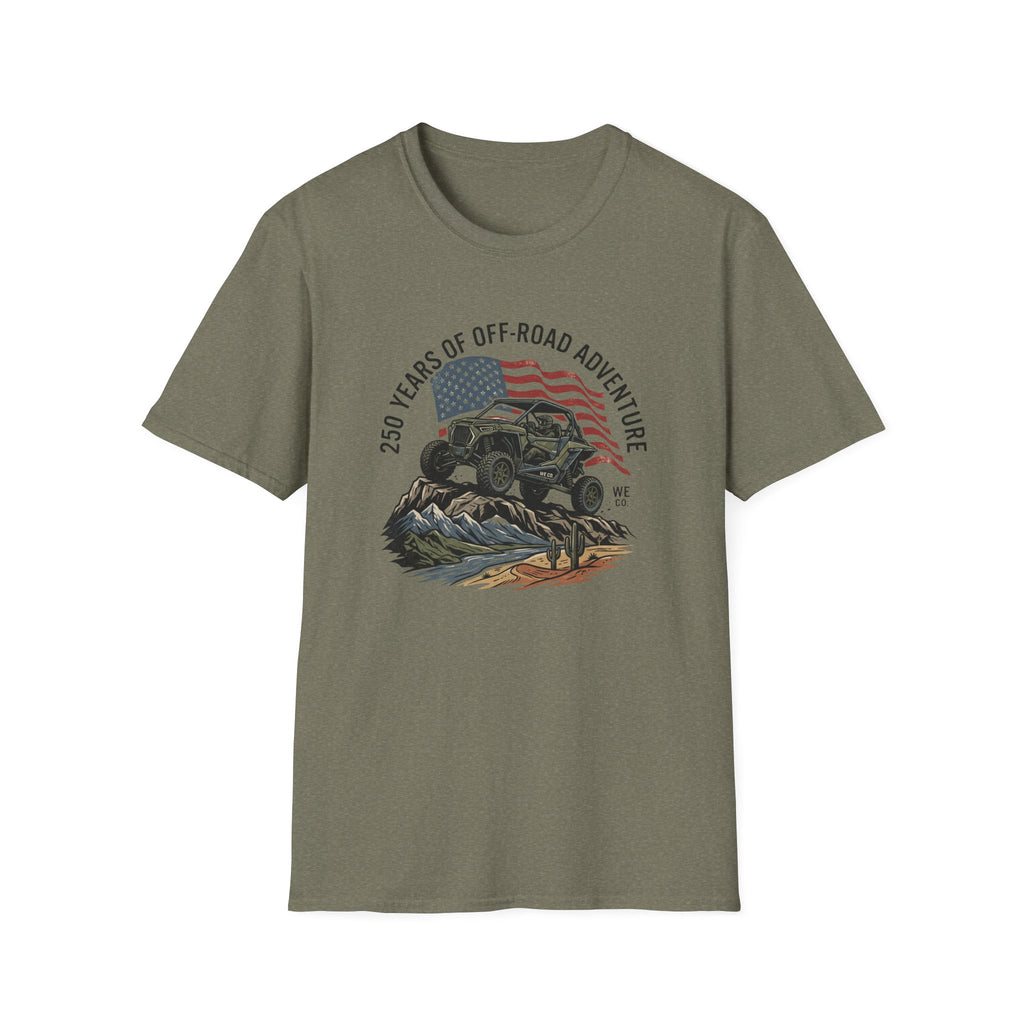 Off-Road Adventure ATV — "250 Years of Off-Road Adventure" Patriotic UTV Tee