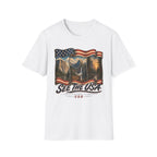 See the USA — Vintage American Flag National Parks Scenic Tee