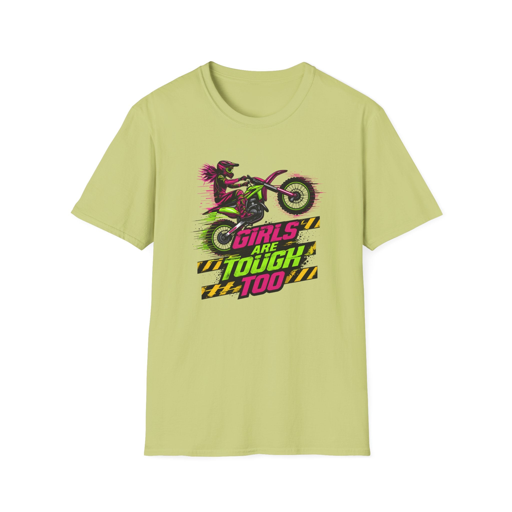 Girls Are Tough Too Motocross T-Shirt