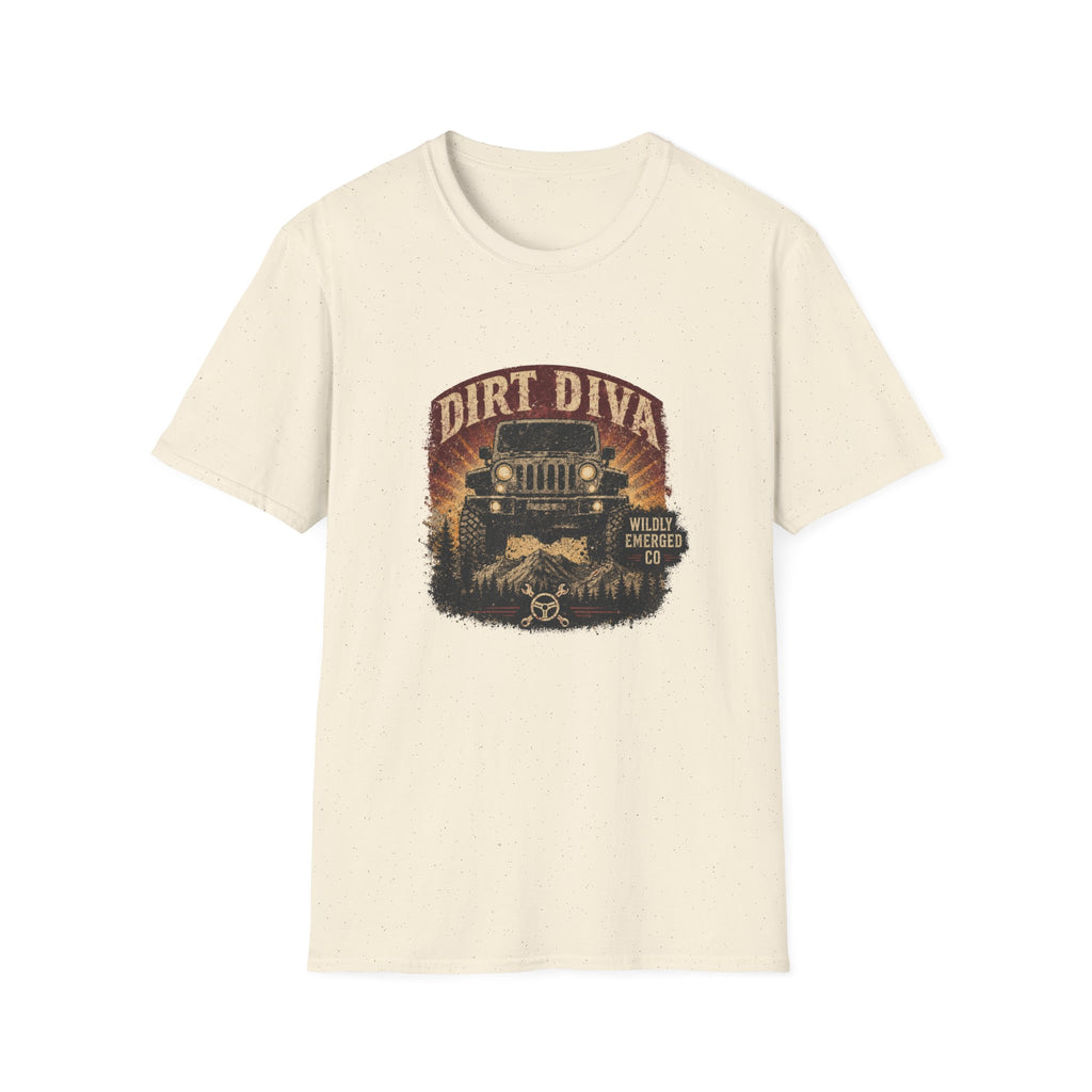 Dirt Diva Jeep — Off‑Road Women's Adventure Tee