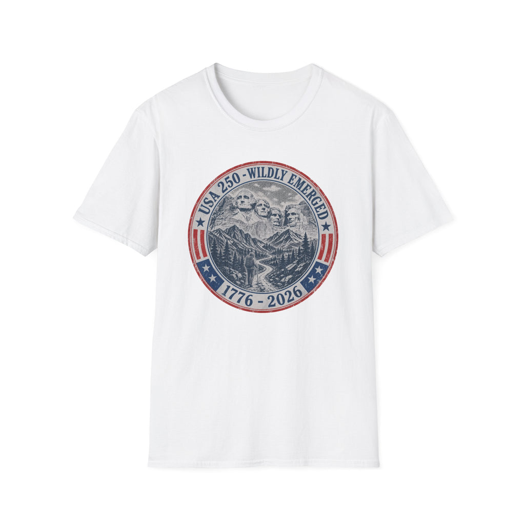USA 250th - Mount Rushmore Hiking Tee