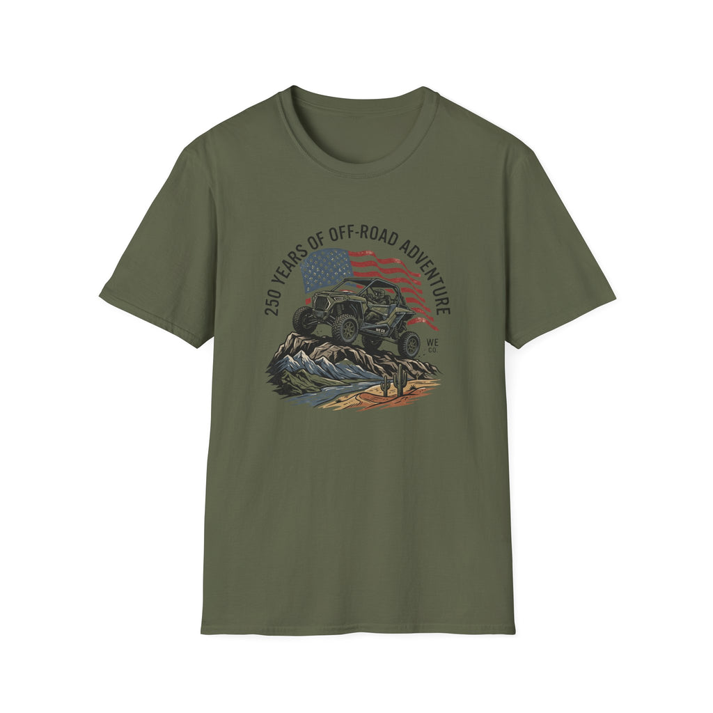 Off-Road Adventure ATV — "250 Years of Off-Road Adventure" Patriotic UTV Tee