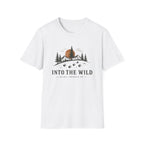 Into The Wild — Mountain Sunset Paw Print Tee