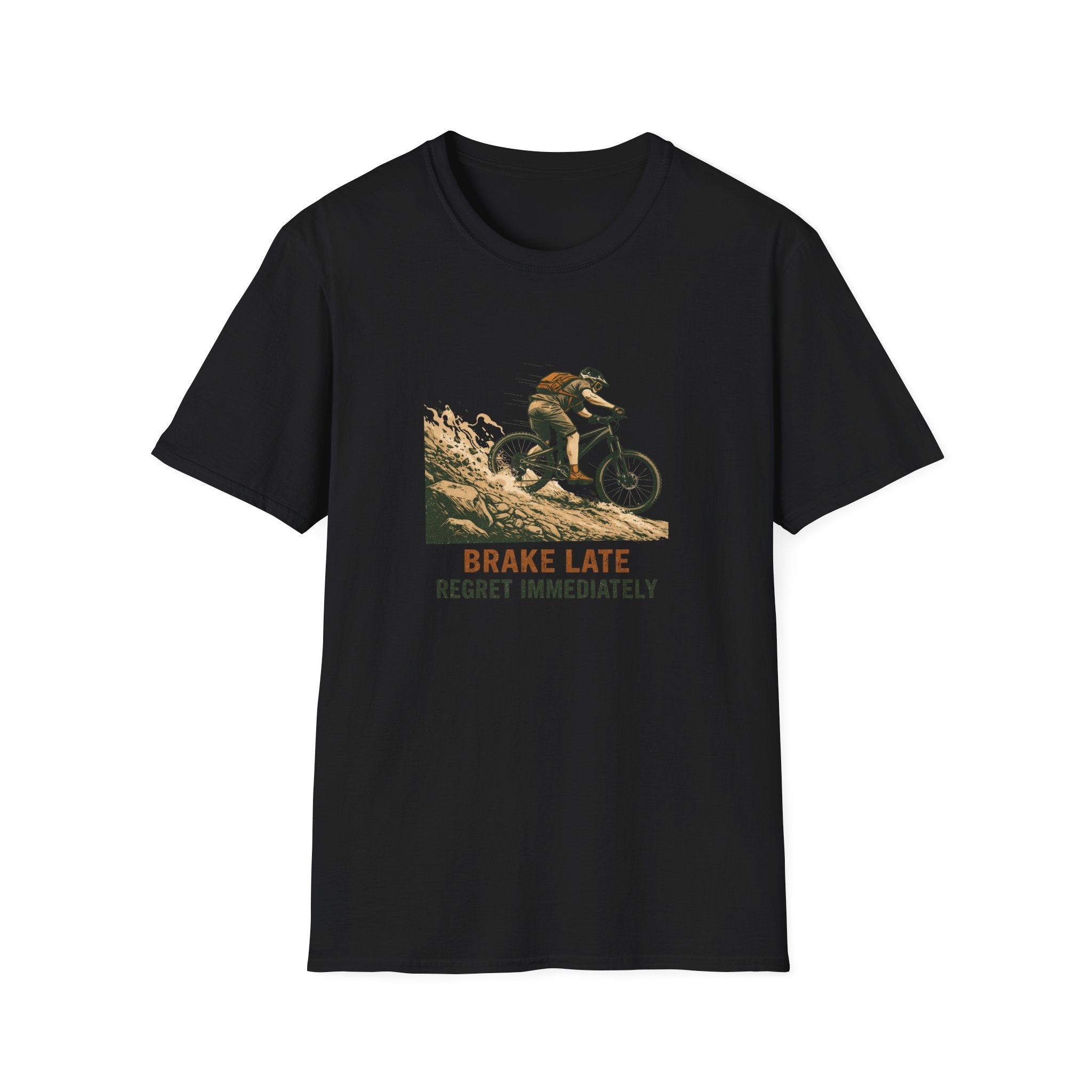 “Brake Late Regret Immediately” | Adventure Cycling Tee